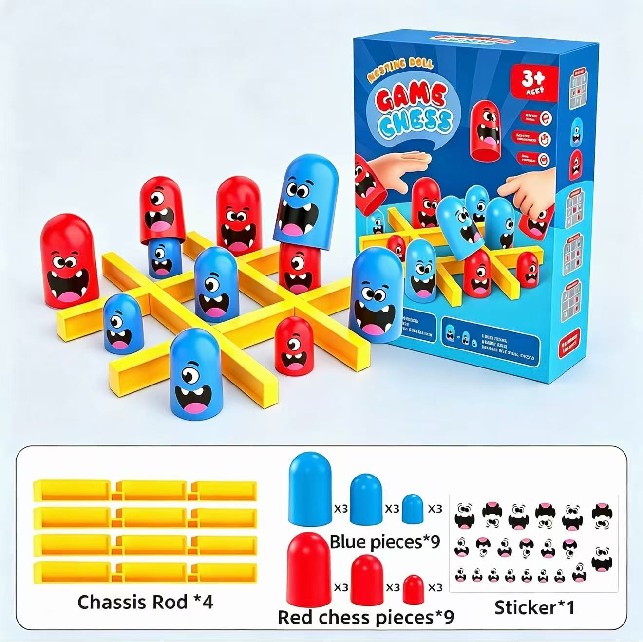 Board Game Live - Jogo de Tabuleiro Tic-Tac-Toe com Copos
