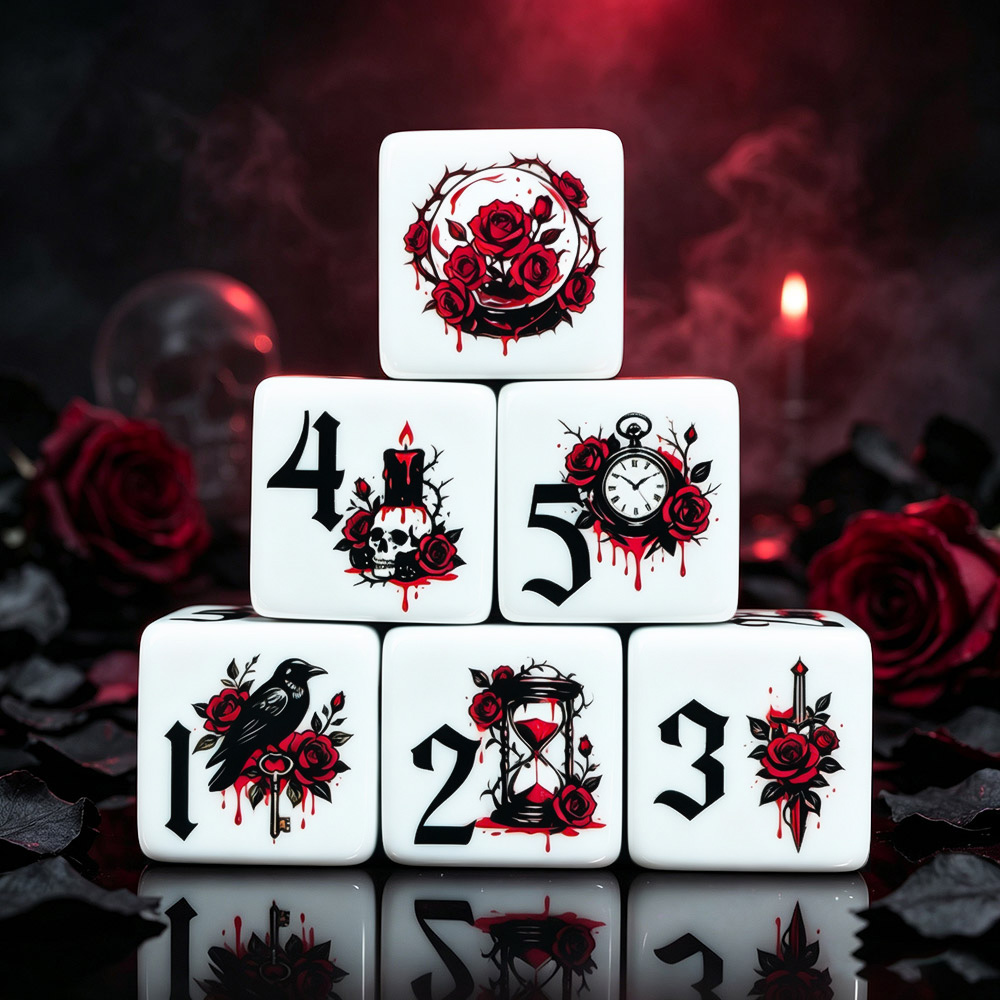 12 Peças de Dados Acrílicos D6 - Board Game Live avaliação e preço
