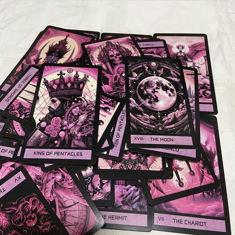 Baralho de Tarot Gótico Rosa c - Board Game Of Life avaliação e preço